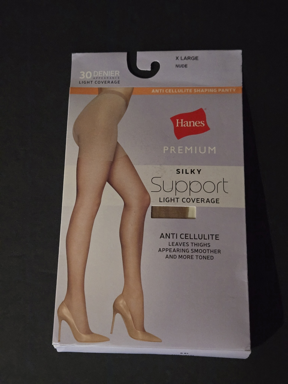Hanes Premium Silky Support Sheer Hosiery - Nude
